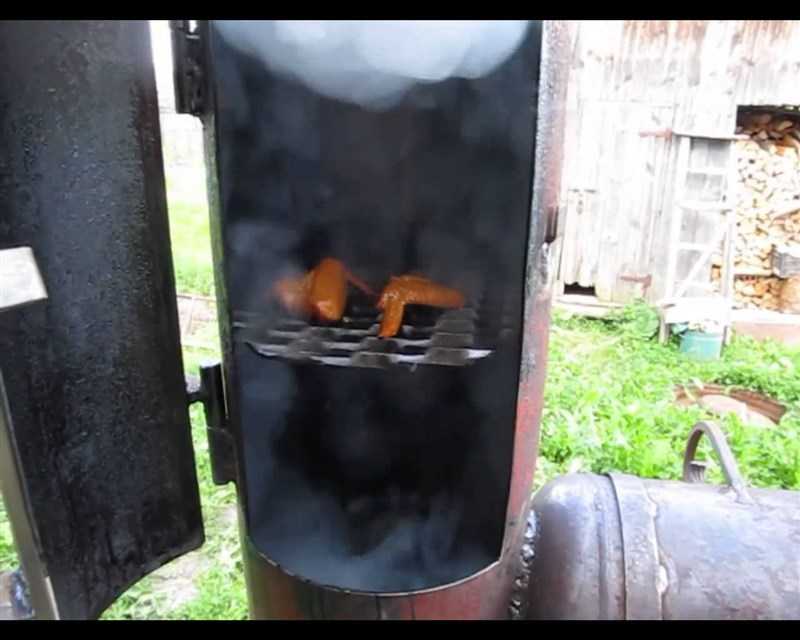 Мангал-коптильня из газовых баллонов своими руками: фото, видео