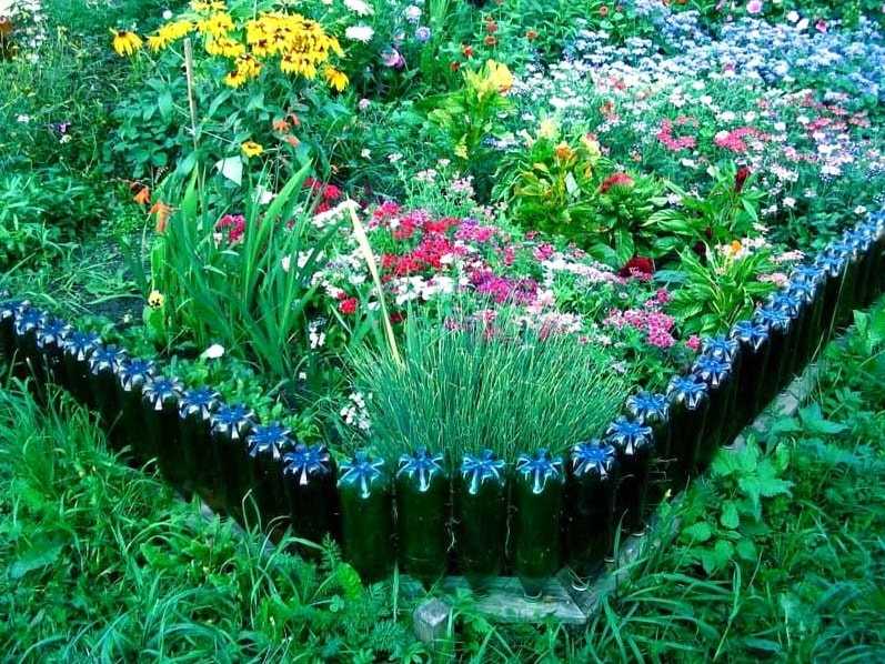 Как сделать заборчики для клумб и цветников легко, быстро и просто. 25 классных ограждений для клумб. | красивый дом и сад