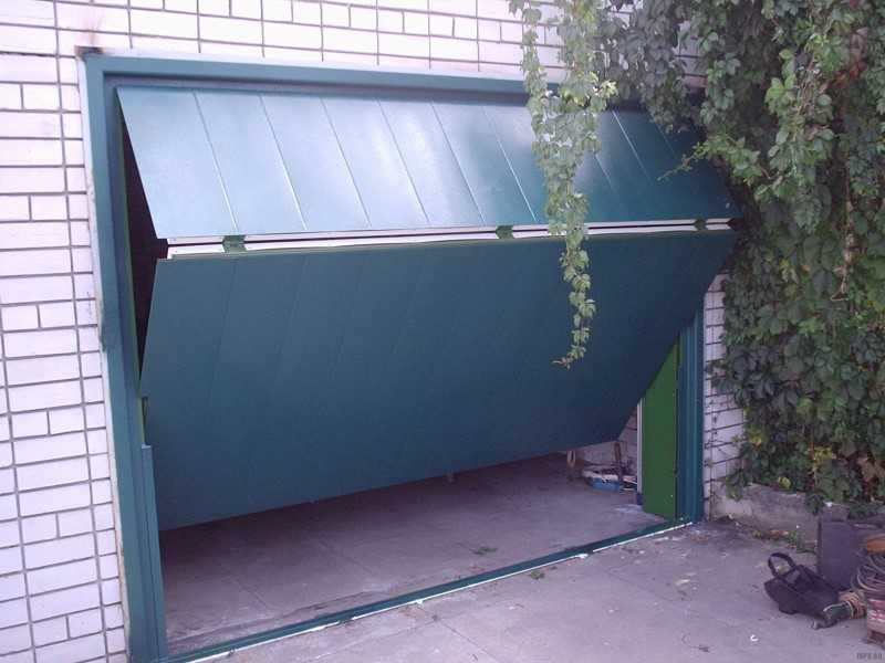 Подъемно-поворотные ворота: конструкция гаражных дверей с цепью и механизмом на 4 рычагах, какие пружины нужны для гаража