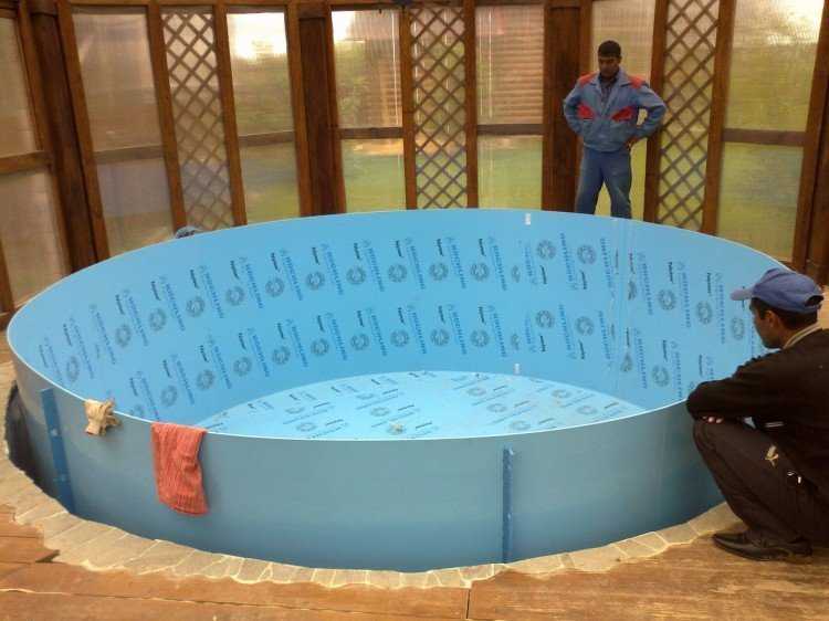 Самодельный бассейн из полипропилена: пошаговое создание с фото