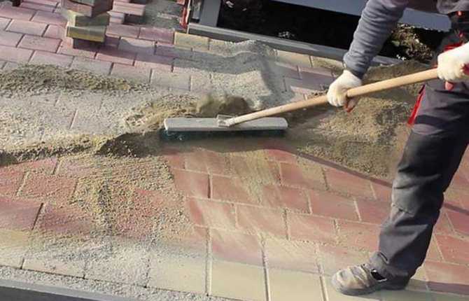 Смесь для укладки тротуарной плитки: пропорции, технология приготовления, правила укладки плитки на раствор в домашних условиях