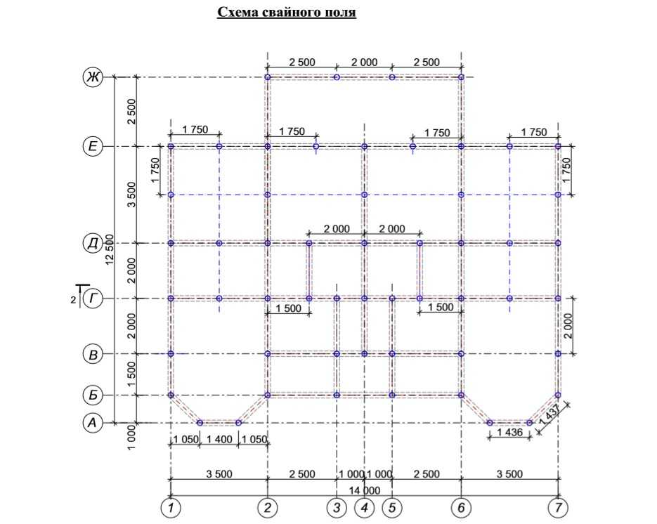 Проект свайного поля