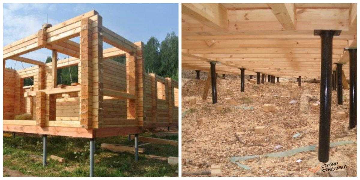 Фундамент для деревянного дома своими руками: какой ленточный лучше