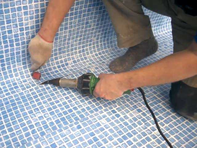 Способы самостоятельного ремонта надувного и каркасного бассейна