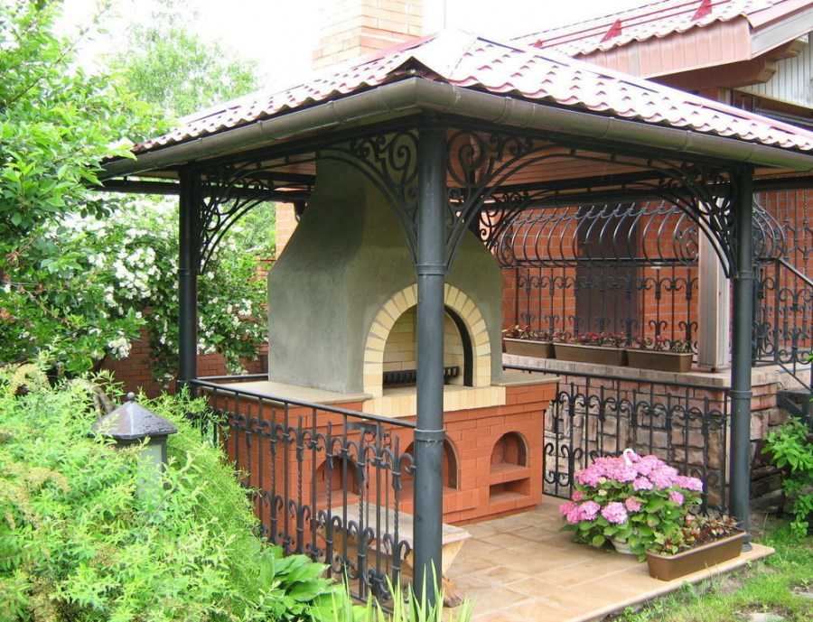 Беседка с мангалом (72 фото): проекты и строительство закрытой конструкции своими руками, как построить из кирпича