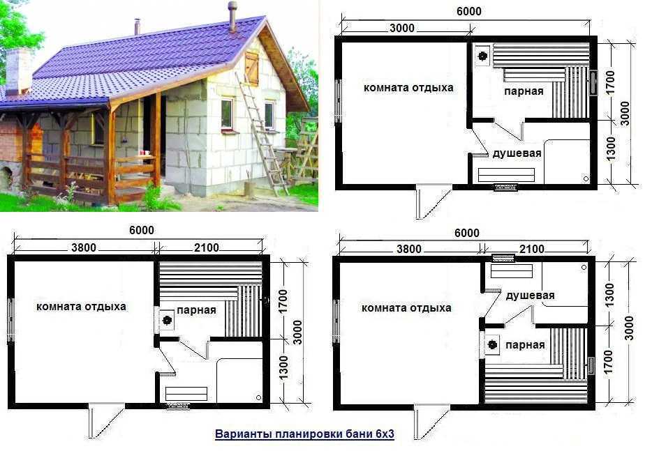 Проекты бань из пеноблоков приобретают сегодня большую популярность Как построить своими руками дом с бассейном 6х4 из пеноблока