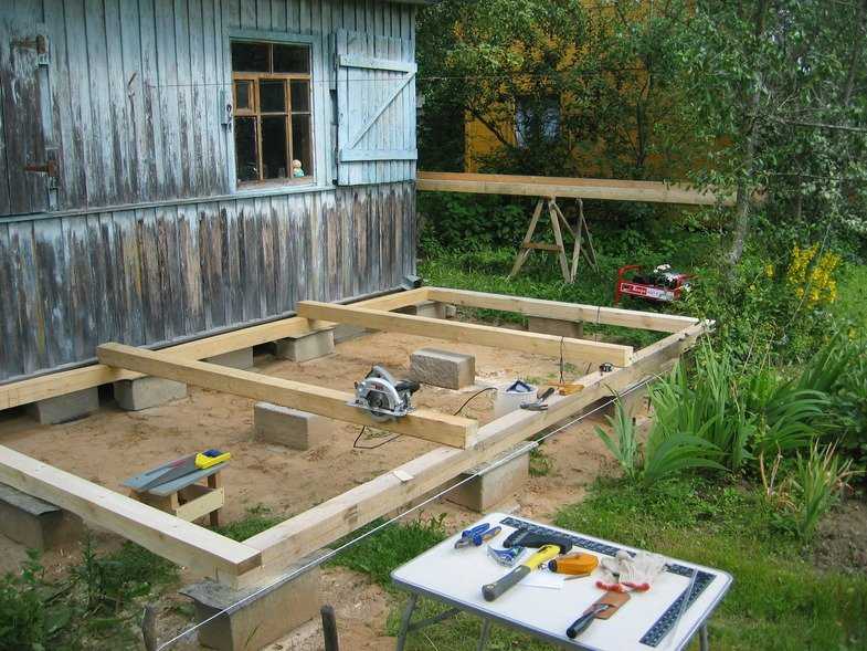 Пристроить террасу к дому: выбор проекта и строительство, пристраиваем террасу своими руками, особенности пристройки к деревянному дому