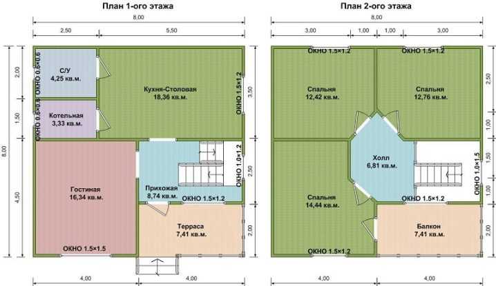 Планировка дачных домов 4х6 метров