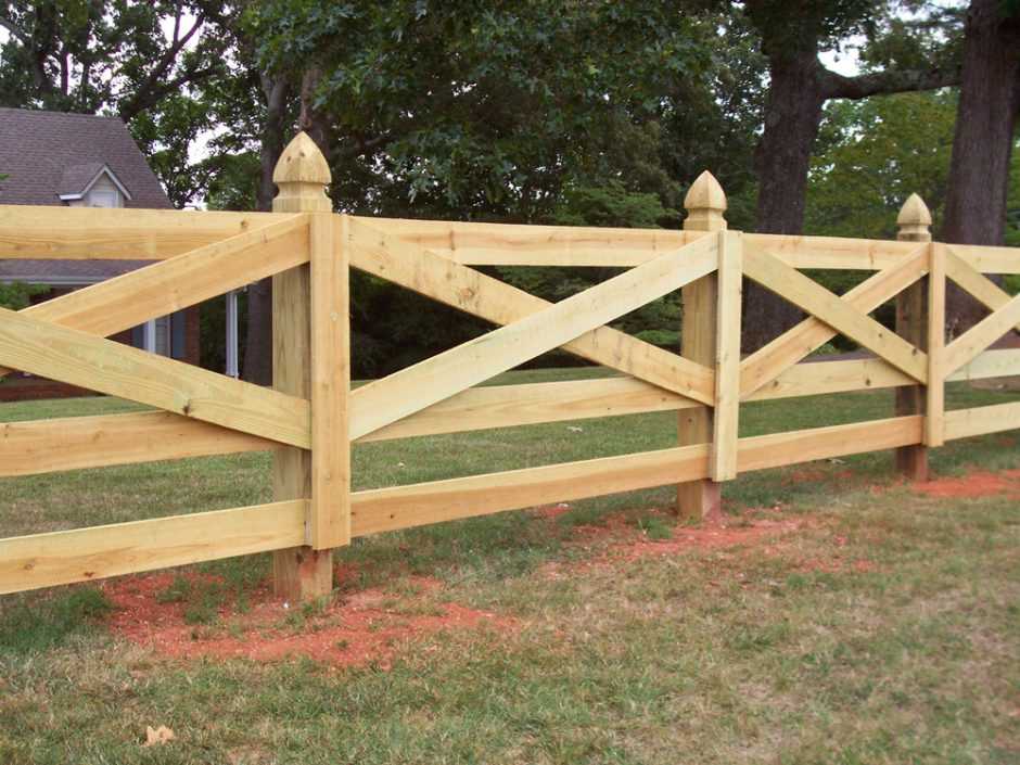 Как сделать деревянный забор решетка своими руками