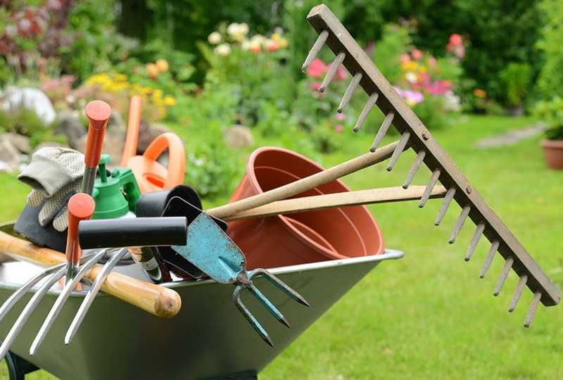 Хранение садового инвентаря. правила ухода за инструментом