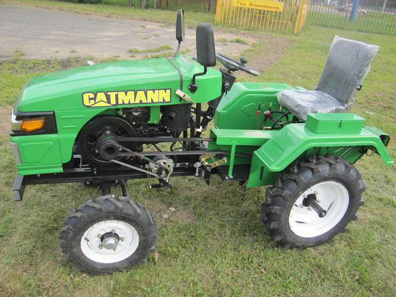 Мини-трактор catmann:  особенности моделей t-18 evo и мт-254 от производителя и выбор навесного оборудования к ним