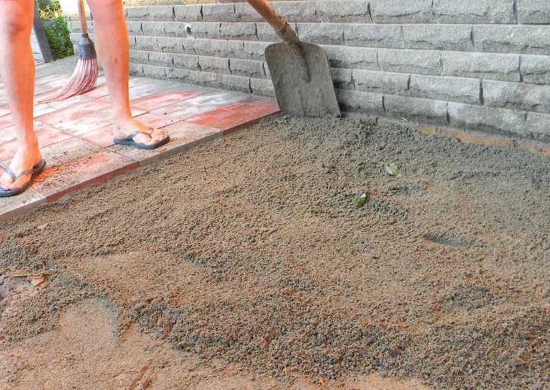Технология укладки тротуарной плитки на песок – подробная инструкция