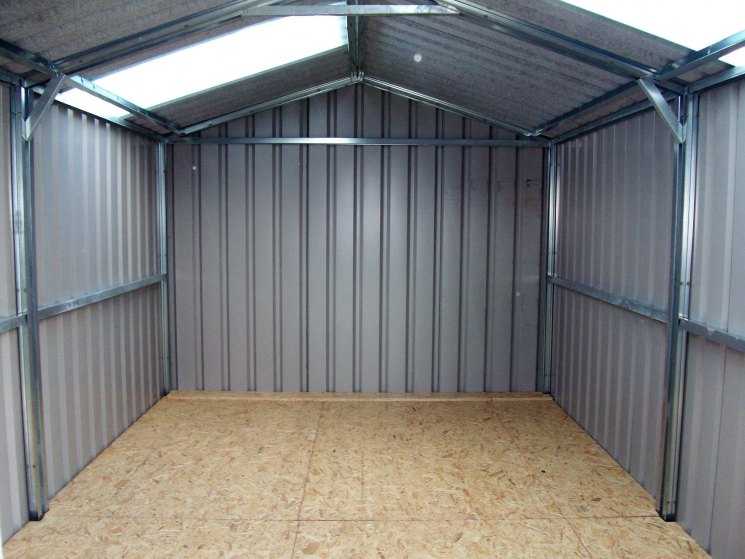 Выбор материала и строительство гаража из металлопрофиля