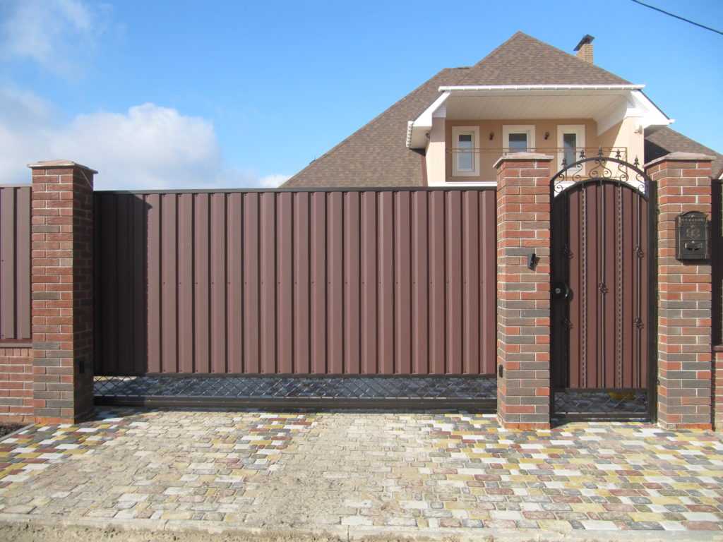 Дачные ворота для частного дома: установка ворот с калиткой своими руками