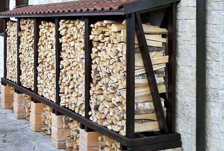 Как построить дровяник?