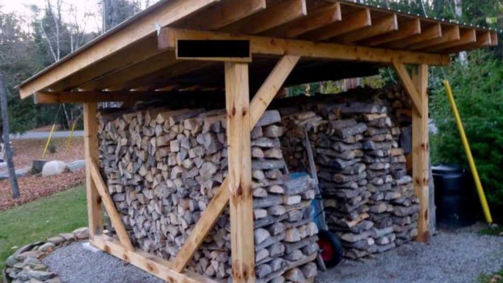 Хранение дров: на даче, на улице, в доме, в бане, в гараже