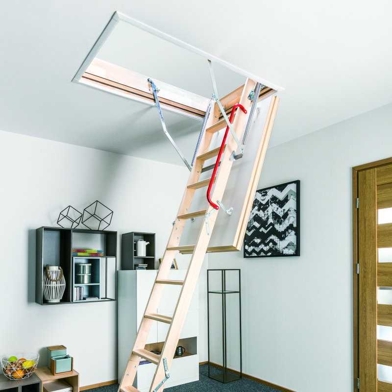 Чердачная лестница (63 фото): откидная и раздвижная металлическая конструкция на чердак в частном доме, размеры
