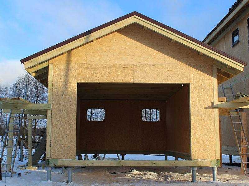 Гараж из сип панелей: плюсы и минусы