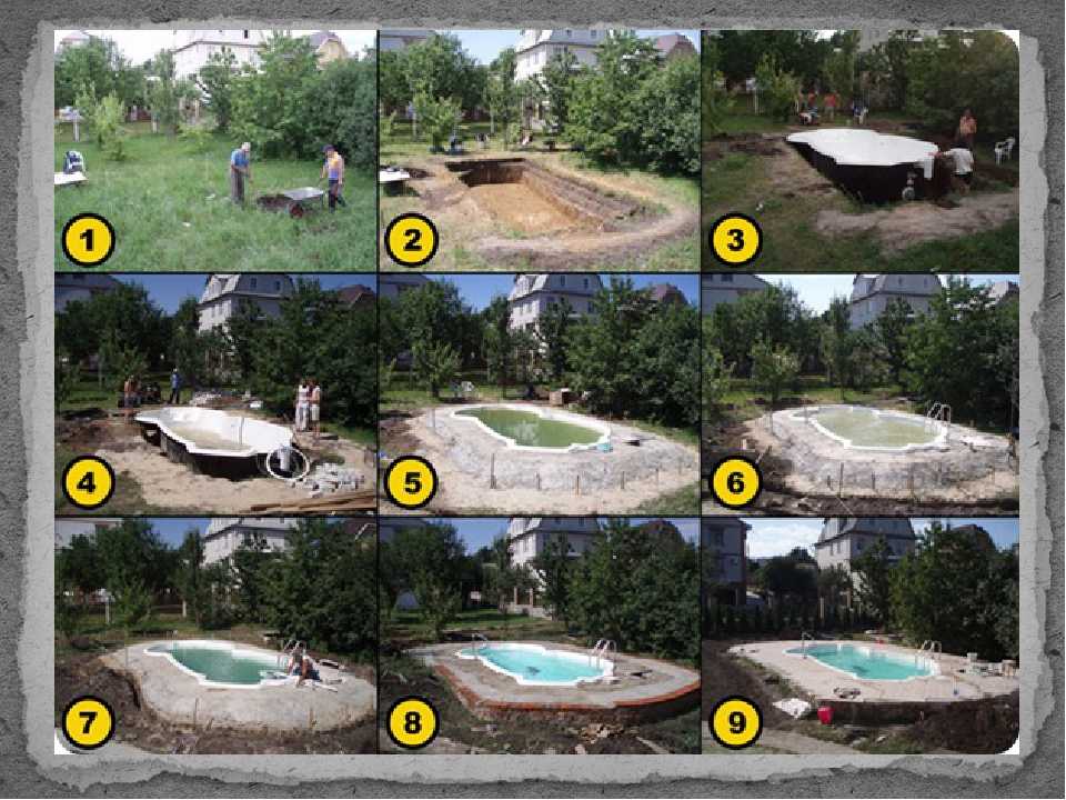Площадка под каркасный бассейн: как сделать своими руками? примеры деревянной и бетонной площадки