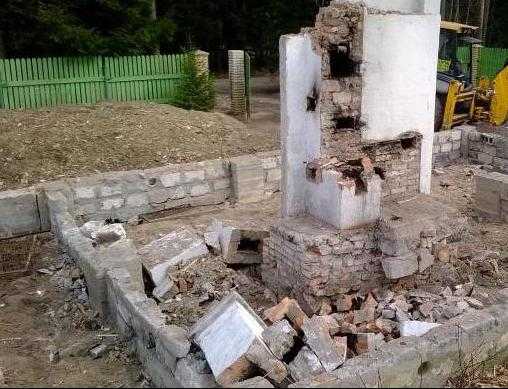 Демонтаж бетонных и железобетонных конструкций цены в москве