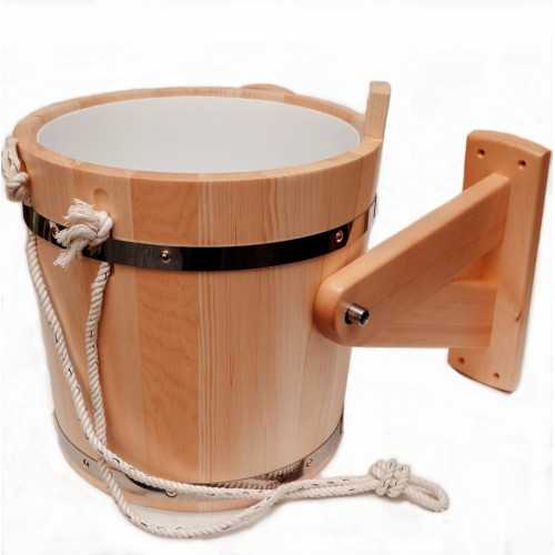 Обливные ведра для бани: устройства для обливания «колобок» и деревянные ведра «ливень мини», другие модели, их установка