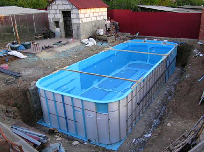 Как сделать бассейн из полипропилена своими руками на даче? подробная инструкция, нюансы