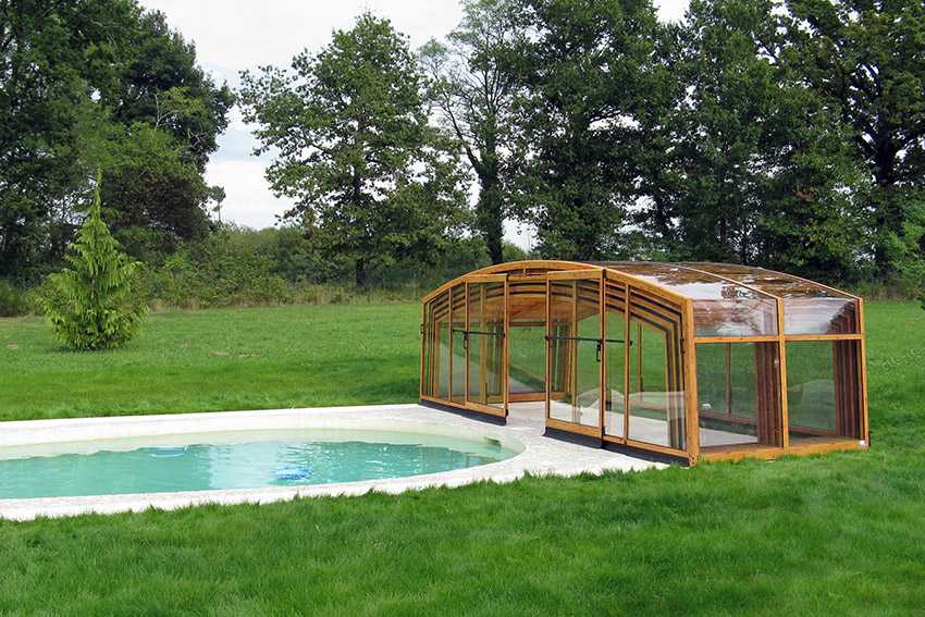Укрытие для бассейна на даче: разновидности, материалы и способы установки