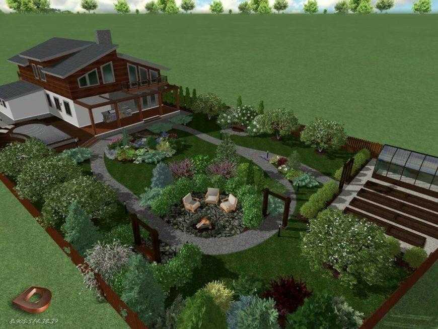Ландшафтный дизайн дачного участка 10 соток (81 фото): примеры проектов садового участка квадратной формы