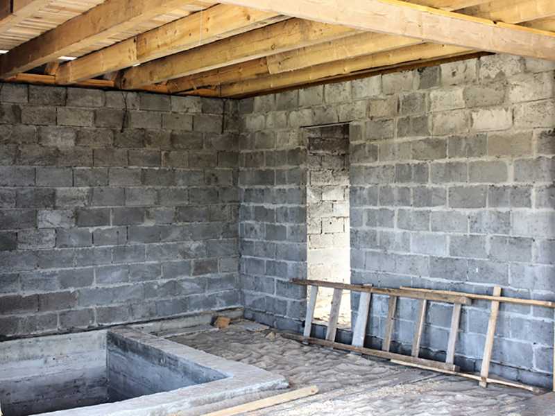 Баня из керамзитобетонных блоков: строительство своими руками, утепление изнутри и снаружи, толщина стены бани из керамзитных блоков
