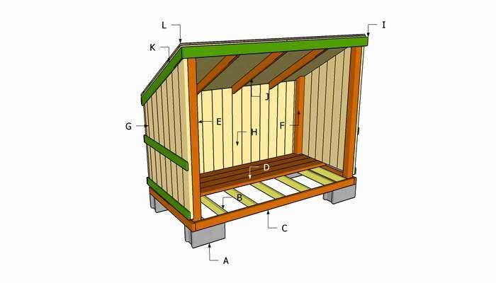 Как изготовить дровницу на даче: фото, проекты и пошаговые инструкции для постройки дровника своими руками