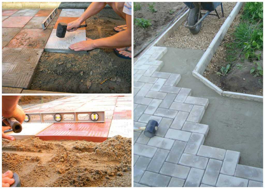 Раствор для тротуарной плитки: пропорции и состав смеси. как приготовить его в домашних условиях своими руками? сколько нужно бетона в ведрах?