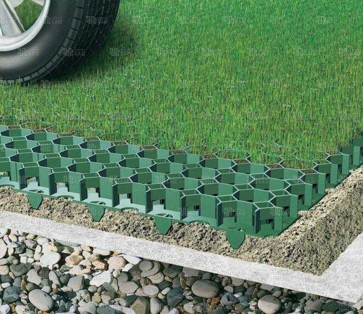 Как укладывать газонную решетку - виды решеток и монтаж