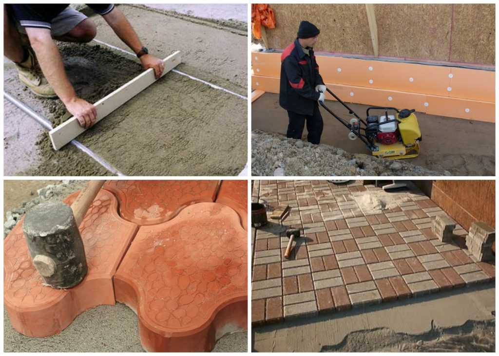 Клей для тротуарной плитки на бетонное основание - марки и выбор