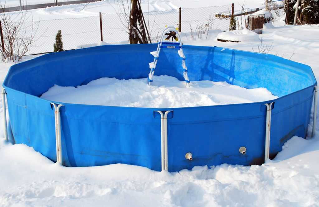 Где хранить зимой каркасный бассейн: подготовка и хранение