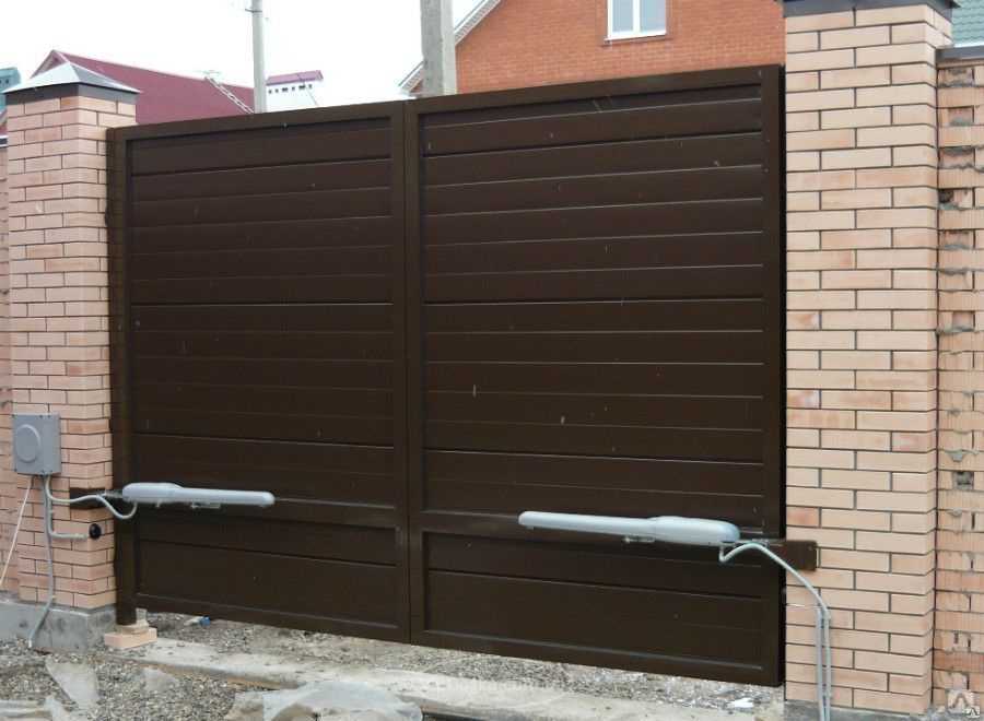 Автоматические распашные ворота в москве, цена под ключ от 25 000 руб. купить распашные ворота с дистанционным открытием с установкой