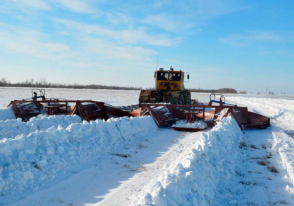 Снегозадержание – что это такое Каковы особенности проведения в зимнее время Зачем используется задержания снега на полях