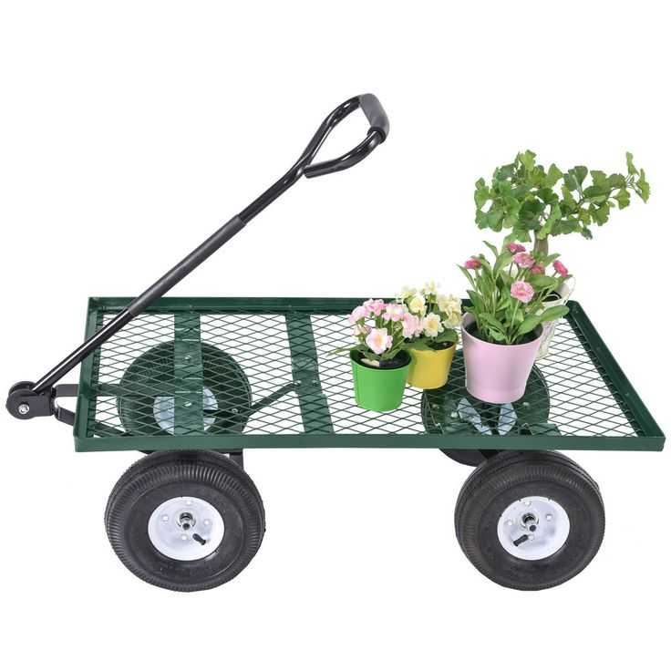 Тележка садовая (огородная): назначение, двухколесные садовые, 4 колеса, самоходные, отличия