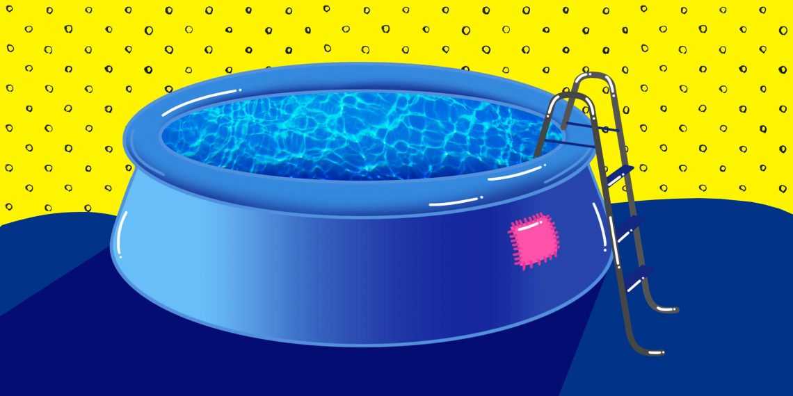 Как заклеить бассейн? выбор водостойкого клея. как заклеить дырку в бассейне из пвх с водой? выбираем герметик и клейкую ленту для бассейна