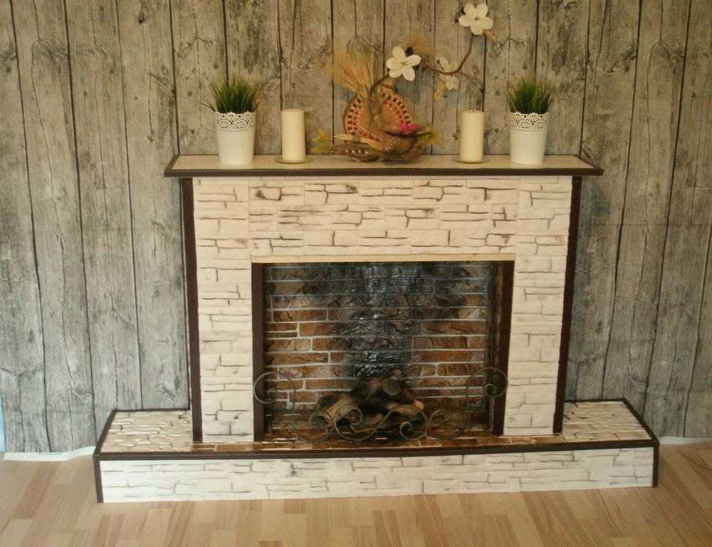 Декоративный камин (53 фото): как сделать электро-муляж своими руками, новогодний огонь для дома по чертежам, самодельный вариант из пенопласта