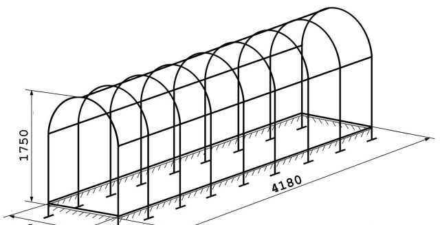 Размеры теплицы из поликарбоната: стандартные размеры 2х3 и 3х4 и оптимальные параметры 3 на 4 и 3х6, парники шириной 2 метра и длиной 6 метров