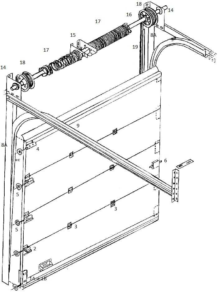 Подъемные гаражные ворота: размеры автоматических складных дверей для гаража, ремонт самодельных моделей с приводом