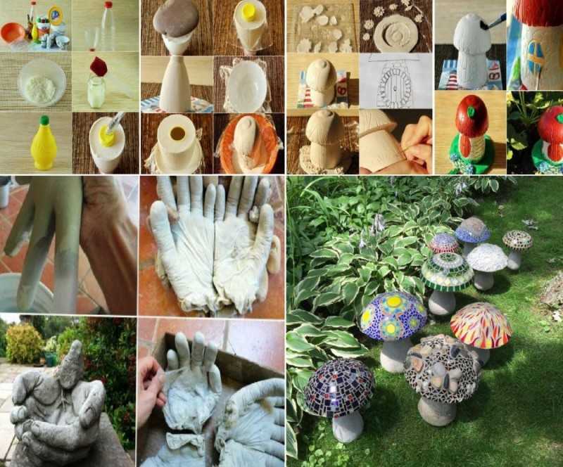 Изготовление садовых фигур своими руками: тонкости и секреты технологий