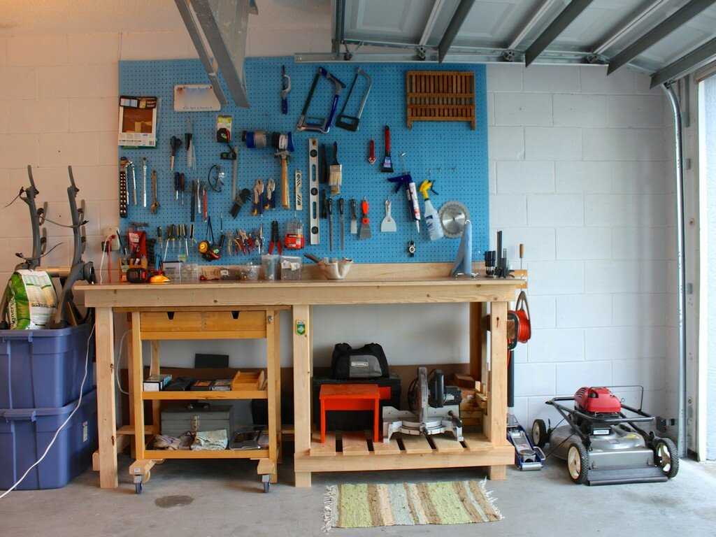 Изготовление полок и стеллажей для гаража своими руками