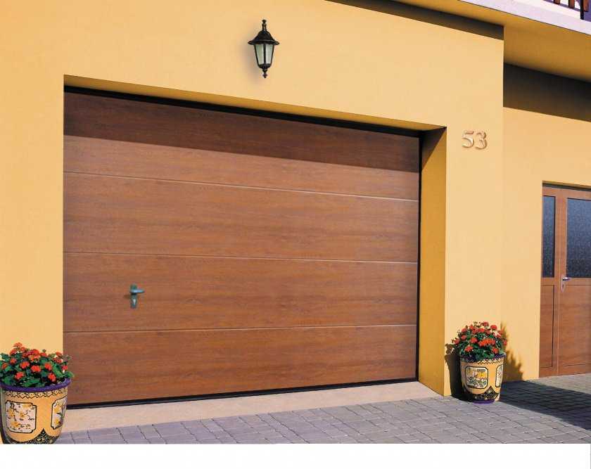 Секционные ворота для гаража любых размеров - купить в москве по цене от 30000 руб.