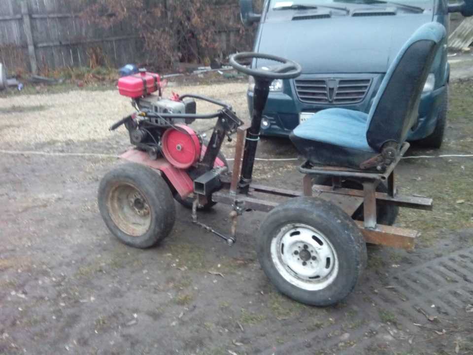 Как сделать мини-трактор из мотоблока?