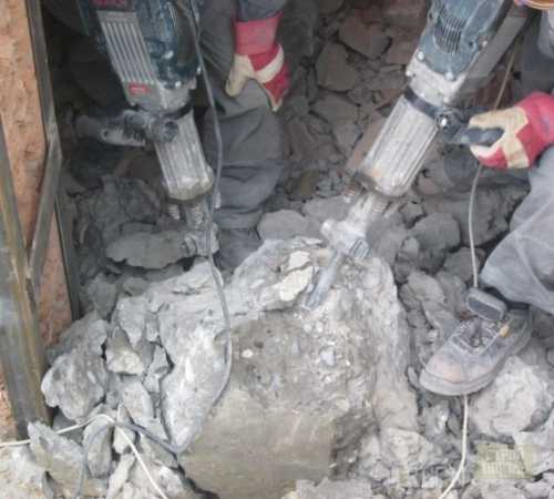Демонтаж бетона: инструменты и их особенности