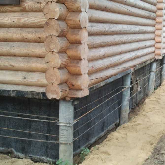 Замена фундамента под деревянным домом: как заменить на винтовые сваи