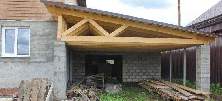 Пристройка к деревянному дому — пошаговое строительство