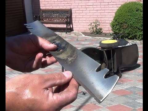Как самостоятельно заточить нож газонокосилки? точим нож! тонкости работы с газонокосилкой